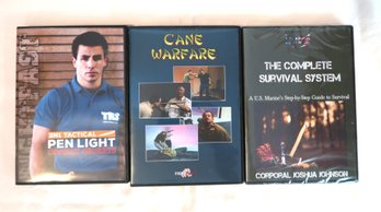 Set Of Three Survivalist DVDs