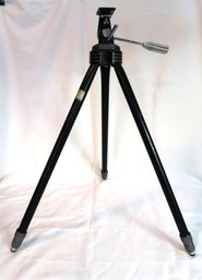 Vintage Davidson Star D Aluminum Tripod Black Telescoping NL