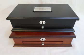 Set Of Two Locking Boxes