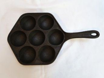 Vintage BSR Aebleskiver Cast Iron Skillet Pan Made In USA