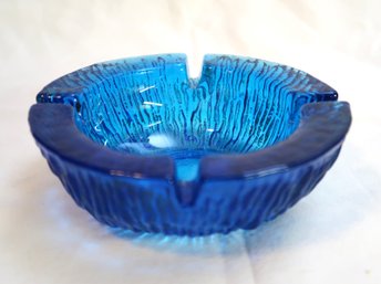 Blenko Blue Ashtray No 624