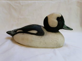 Bufflehead Drake Water Decoy Carved Wood