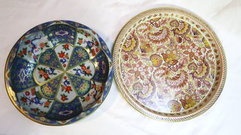 Vienna Woods & Daher Decorated Ware Trays