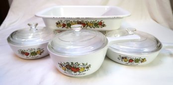Corning Ware Spice Of Life 7 Piece Set