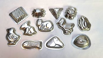 Vintage West Germany Chocolate Molds Set Animals Forms