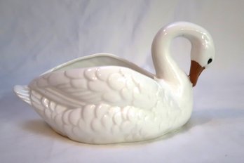 Vintage Fitz And Floyd SWAN PLANTER 1975