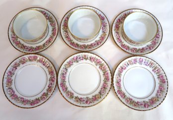 Haviland Limoges France Ramekins & Saucers