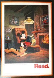 1978 Mickey Mouse Poster, Read, Library