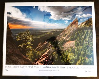 Boulder Flatiron Morning Giclee Print