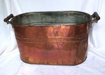Antique Copper Boiler Tub