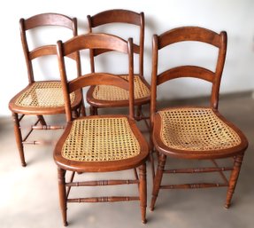 Vtg French Country Chairs Set Of 4