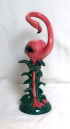 Flamingo Ceramic Candle Stick Holder