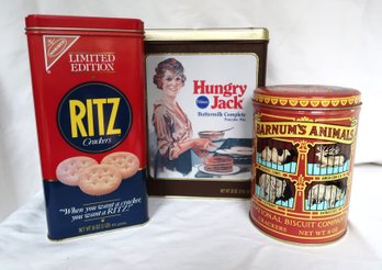 Vintage Cracker Containers & Pilsbury
