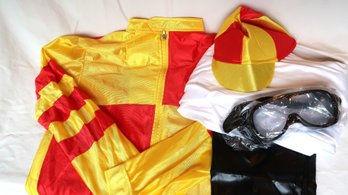 Red & Yellow Jockey Costume