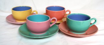 Lindt-Stymeist Colorways Cups & Saucers Set Of 4