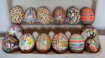 Hand Decorated Easter Eggs