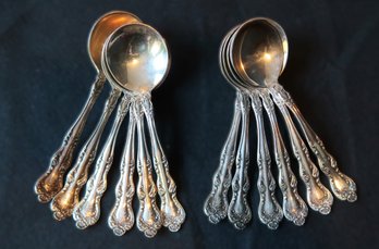 Set Of 12 Silverplate Holmes & Edwards Soup Spoons