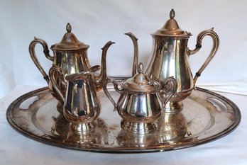 Reed & Barton Jamestown Silverplate Tea Service