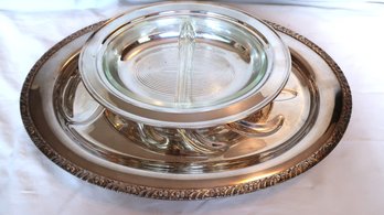 Two Silverplate Trays