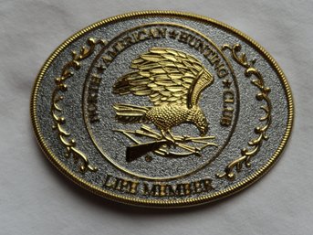 North American Hunting Club Belt Buckle