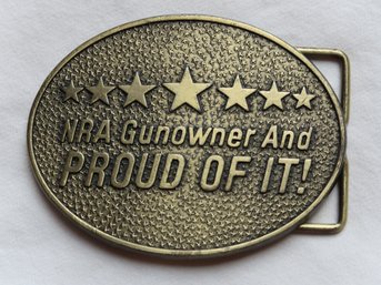 Buckle NRA Proud Of It