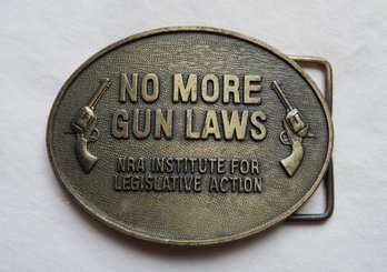 NRA Belt Buckle Gun Laws