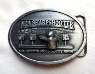 NRA Sharp Shooter Belt Buckle
