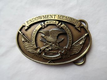 NRA Endowment Member Belt Buckle