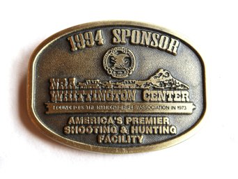 Whittington Center 1994 Sponsor Belt Buckle