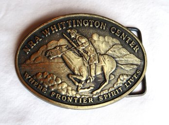 Whittington Center Frontier Spirit Belt Buckle
