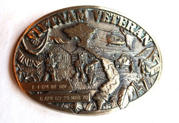 Vietnam Veteran Belt Buckle