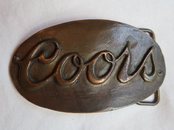 Coors Beer Belt Buckle