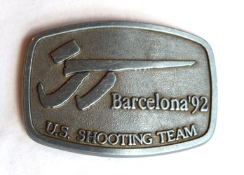 Barcelona 92' US Shooting Team Belt Buckle