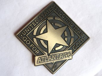 US Shooting Team Atlanta 96' Belt Buckle Square