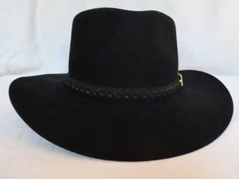 Australian Outback Edition Black Felt Hat Size 7 1/2