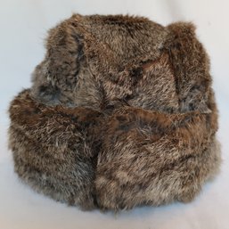 Vtg North King Brown Rabbit Fur Hat