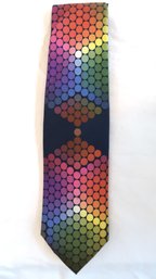 Rochester Institute Of Technology Pigment Chart Tie - Navy