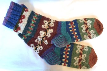 Hand Knit Thick Lounge Socks