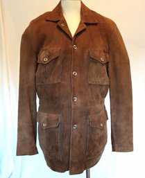 Neiman Marcus Suede Leather Jacket