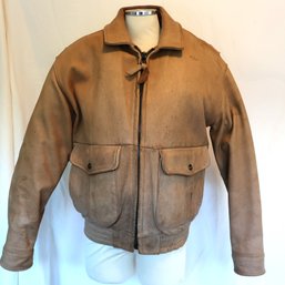 Vintage Lakeland Houston Leather Bomber Jacket