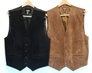 Guide Gear Suede Leather Vests Set Of 2