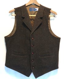 Pendleton Tweed Wool Vest Sz 40