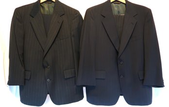 Botany 500 Men's Wool Pinstripe Suits