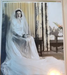 Gorgeous Vintage Silk Wedding Gown