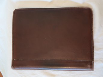 Classic Vtg Brown Leather Coach Portfolio