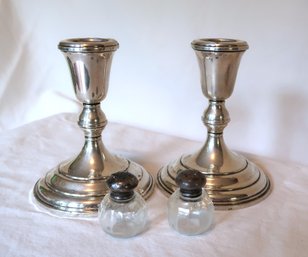 Lunt Sterling Candlesticks