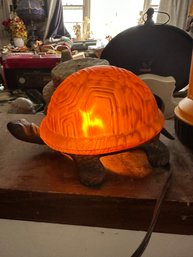 Brass Turtle Lamp