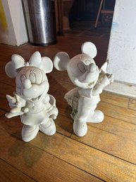 Mickey And Minnie Mouse Planters