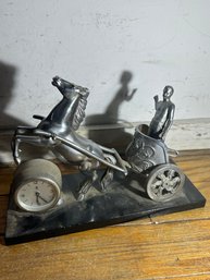 Roman Chariot Rider Clock
