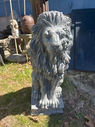 Cast Resin Lion Garden Statue